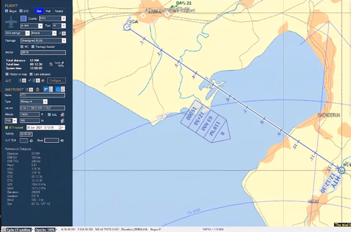 Arctic shipping route view 3